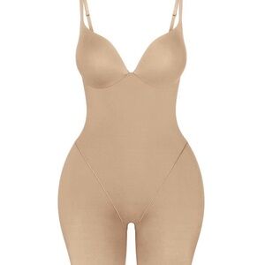 SKIMS Ultimate Body Butt And Hip Enhancing Mid Thigh Bodysuit